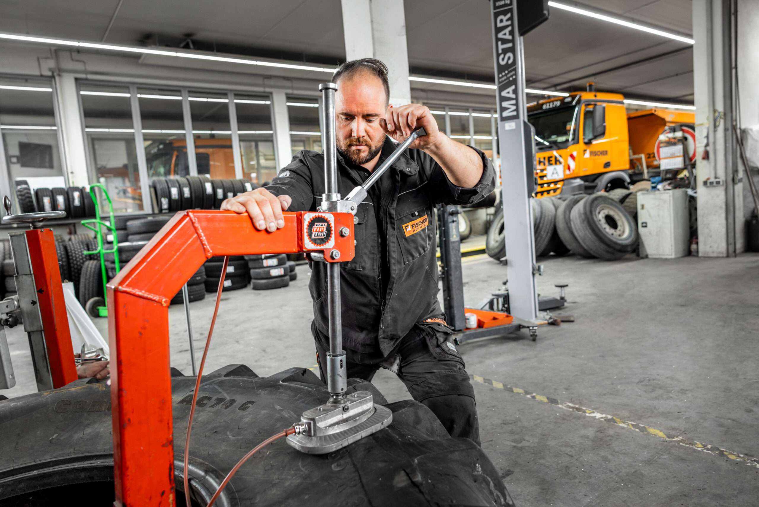 Reifenreparatur